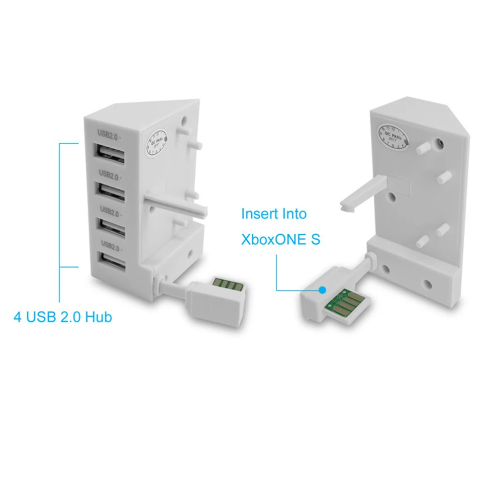 4 Ports Plug And Play USB Hub External Adapter Splitter Gaming Extension Accessories Practical Console 2.0 For Xbox One SLIM | Компьютеры