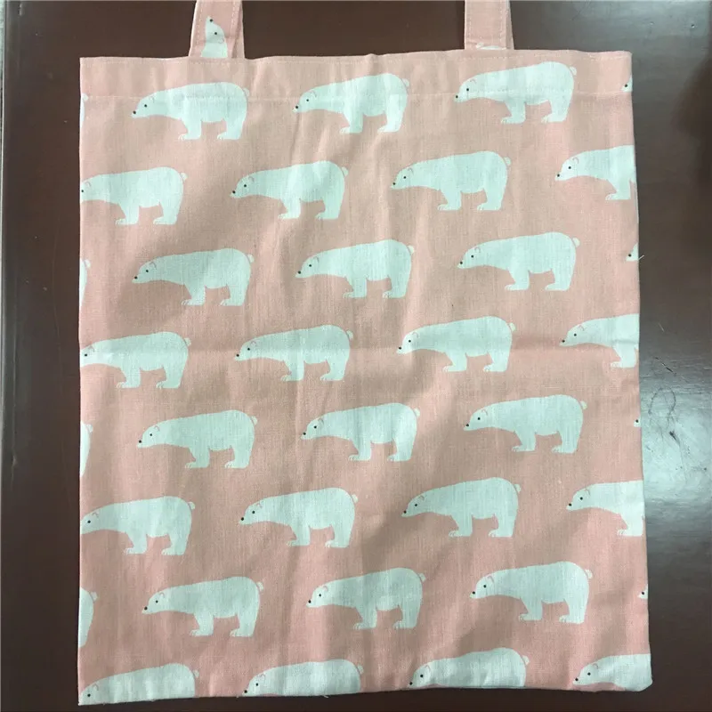 Хлопчатобумажная льняная эко-сумка YILE для покупок наплечная сумка с принтом