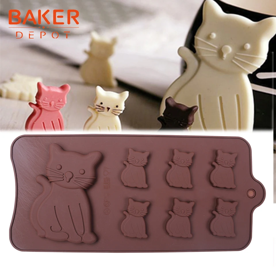 BAKER DEPOT силиконовая шоколадная форма в форме сердца Рождественская елка