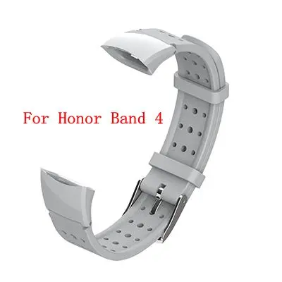 Ремешок Mijobs для huawei Honor Band 4, силиконовый браслет на запястье, Смарт-часы, ремешок для huawei Honor Band 3, аксессуары - Цвет: color 4