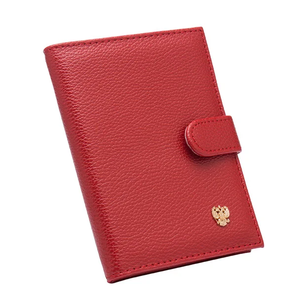Red Высокое качество, Обложка из искусственной кожи для российских водительских прав, для автомобильных документов, кошелек, Обложка для паспорта, держатель для карт, Обложка для паспорта - Цвет: Red