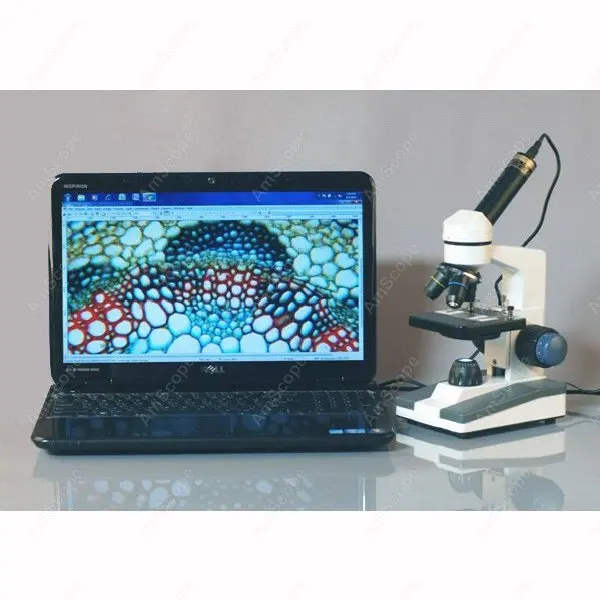 Монокулярный микроскоп AmScope биологический Студенческий 40X 400X|microscope function|microscope