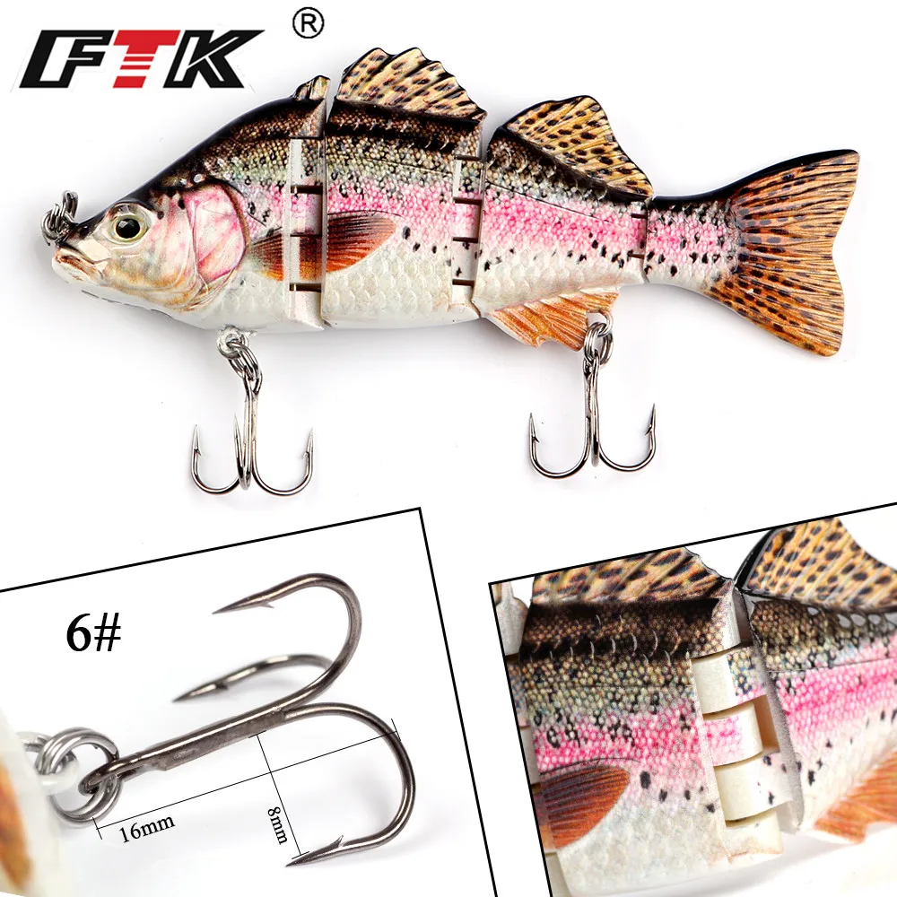 1 шт. 3D рыбий глаз ловли на блесну Swimbait Бас приманка Minnow 100 мм 20 г качество