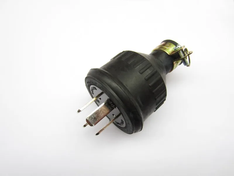 WJ-2420 4P 20A 250V Rubber Plug power wiring plug 4 Pin Power Wiring Inlet Generator Connector |