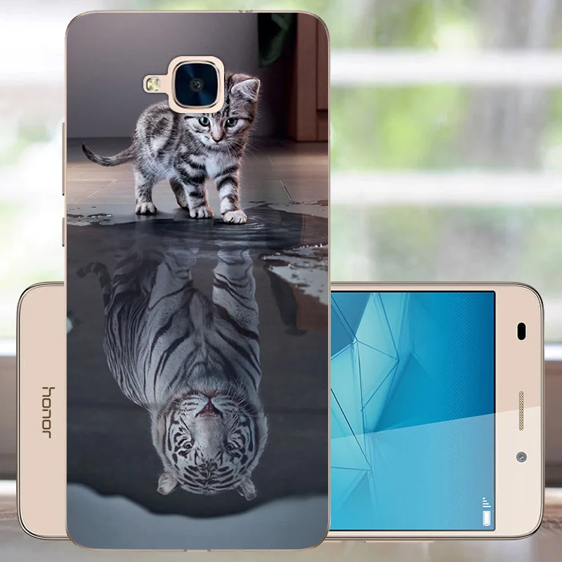 FANATU huawei Honor 5C Чехол без отпечатков пальцев Мягкая силиконовая задняя накладка из ТПУ чехол для телефона s Чехол huawei Honor 5 C 5C евро версия 5,2