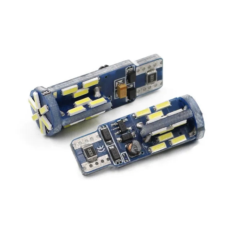 2 шт. супер яркий светодиодный canbus t10 194 168 192 30 s SMD 4014 Canbus Error Free Авто Светодиодный