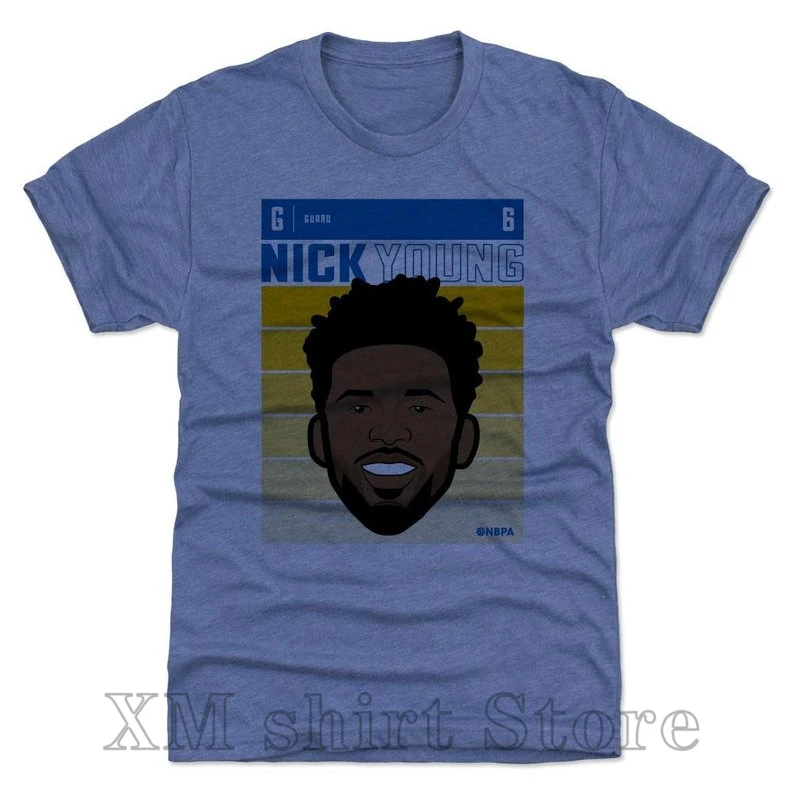 Nick Young рубашка свитер Голден Стэйт Баскетбол для мужчин футболка выцветает B 100%