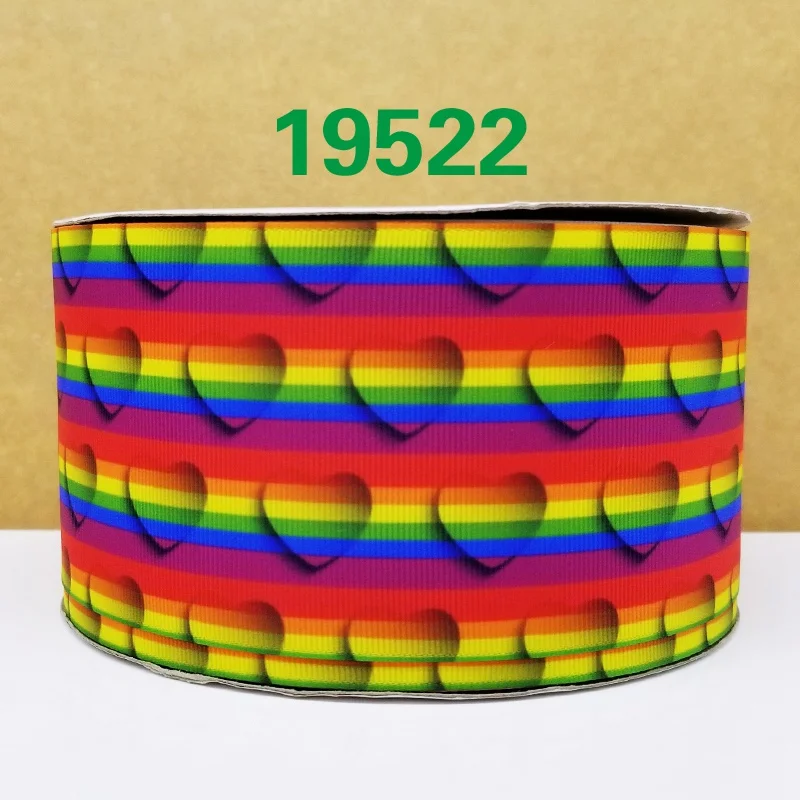 19522 50 ярдов мультфильм напечатанный grosgrain ленты 19522 - Цвет: 19522