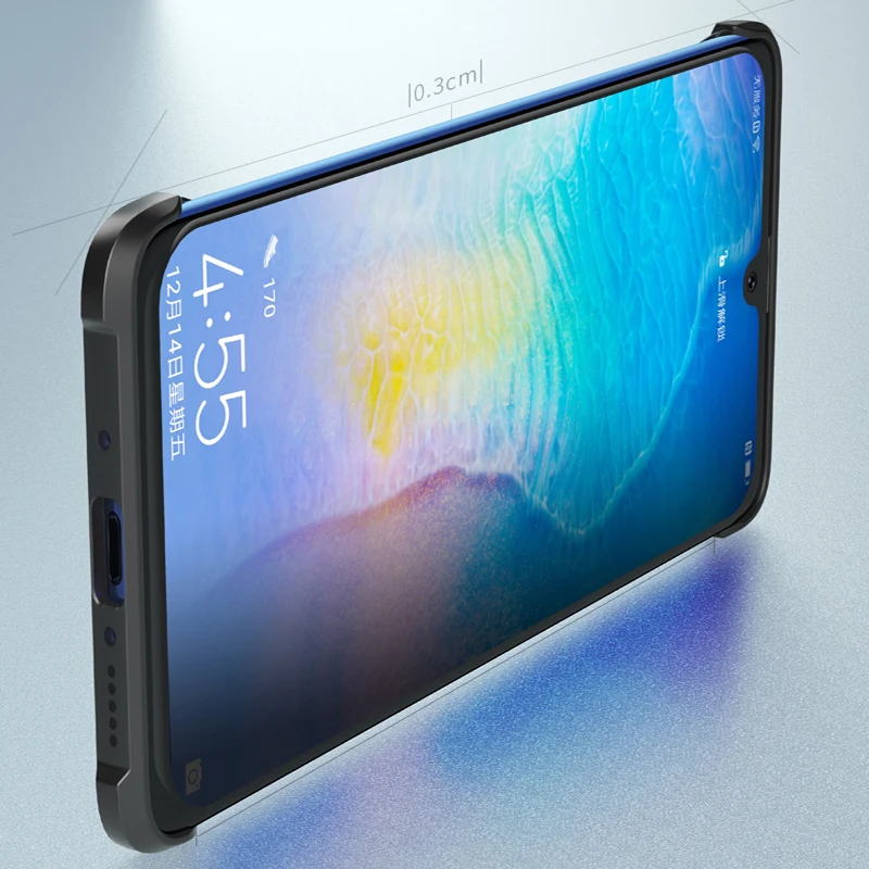 XUNDD для HUAWEI mate 20 Pro 20X20 lite Прозрачный чехол телефона Бампер Защитный матовый с