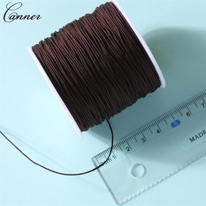 

65M/Roll Red Coffee Black Cord Beading Thread/String/Rope for Necklace Bracelet Braided DIY Jewelry Making Q40