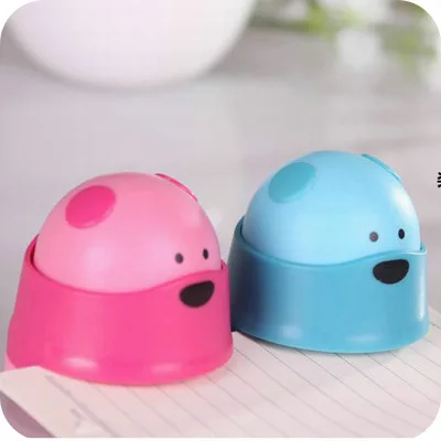 Экологичный степлер без ШТАПЕЛЯ скоб мини мультяшный Винни студенческий офисный