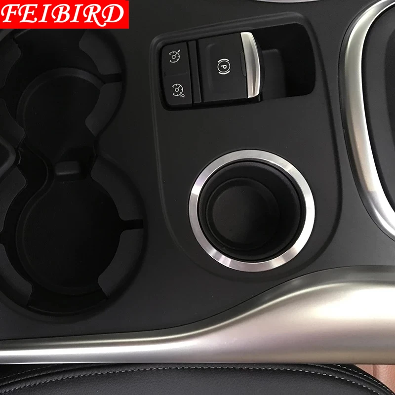 Металлическая коробка передач, крышка кольца, накладка, аксессуары для Renault Kadjar, яркое серебро, золотой, красный, черный