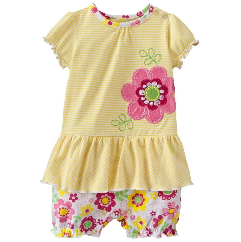 baby dress girls shortalls new bown dress rompers outfits jumpers jumpsuits babywear toddler one-pieces clothes tops W94