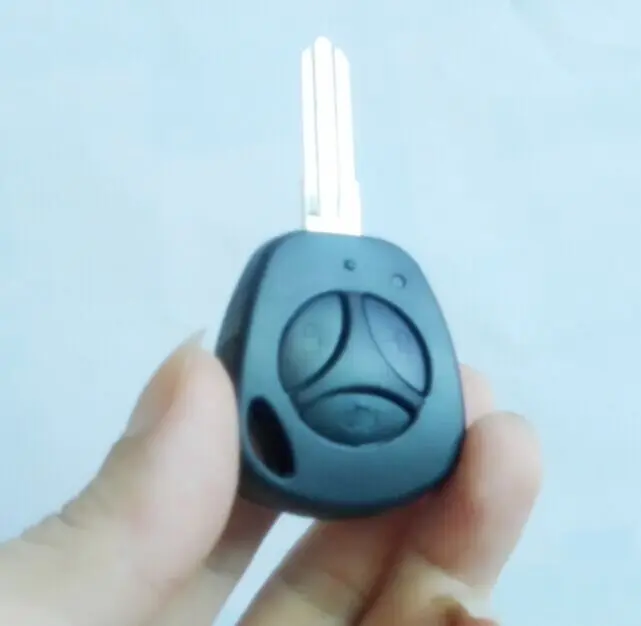 

New Replacement Fob Uncut Blank 3 Buttons Remote Key Case Shell Fit For Lada Uncut Blade Free Shipping