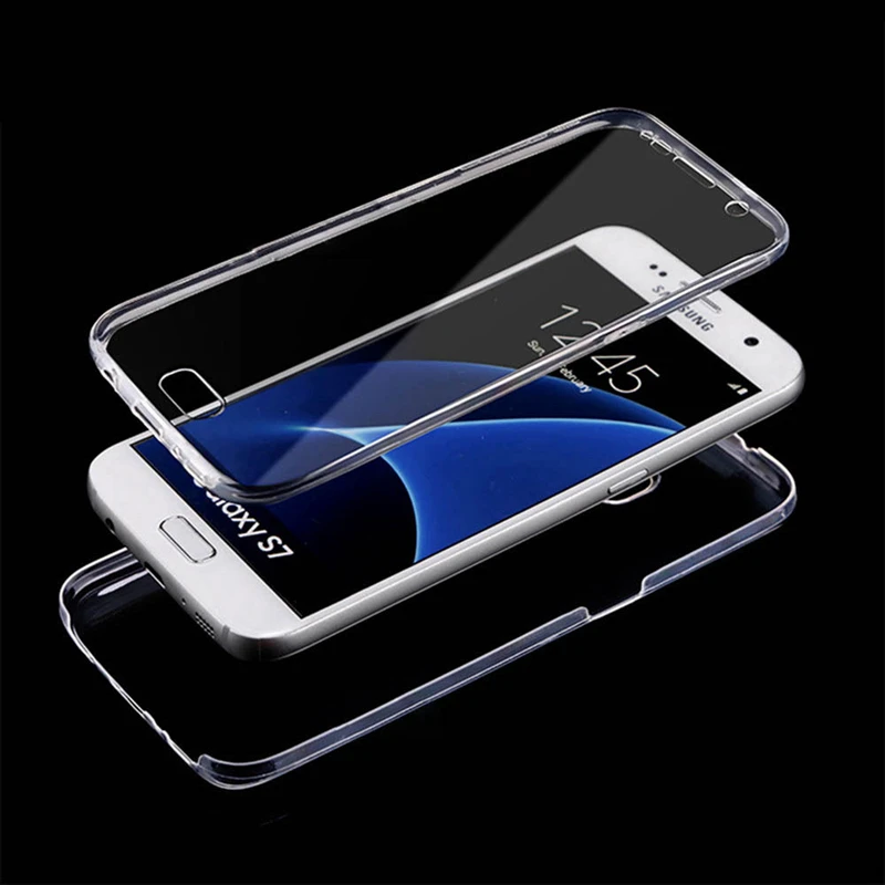 TIKONO 360 Degree Full Body Case for Samsung Galaxy A3 A5 A7 J1 J3 J5 J7 2016 2017 European S3 S4 S5 S6 S7 Edge S8 Plus Cover |