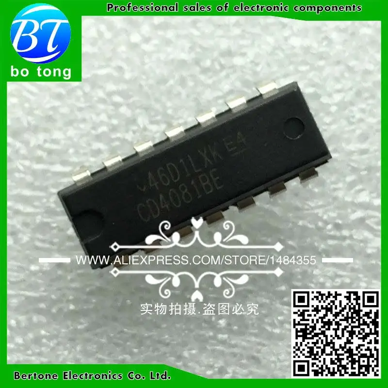 100 шт. CD4081BE DIP14 CD4081 DIP новый и оригинальный IC|ic|ic dip |