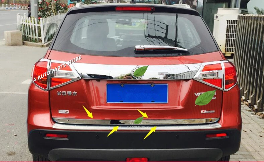 Задняя крышка из нержавеющей стали для багажника задняя дверь стример накладка 1