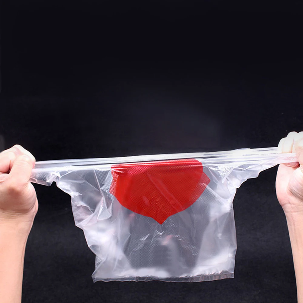 100 шт Любовь Сердце пластиковый пакет пакеты для упаковки фруктов в розницу