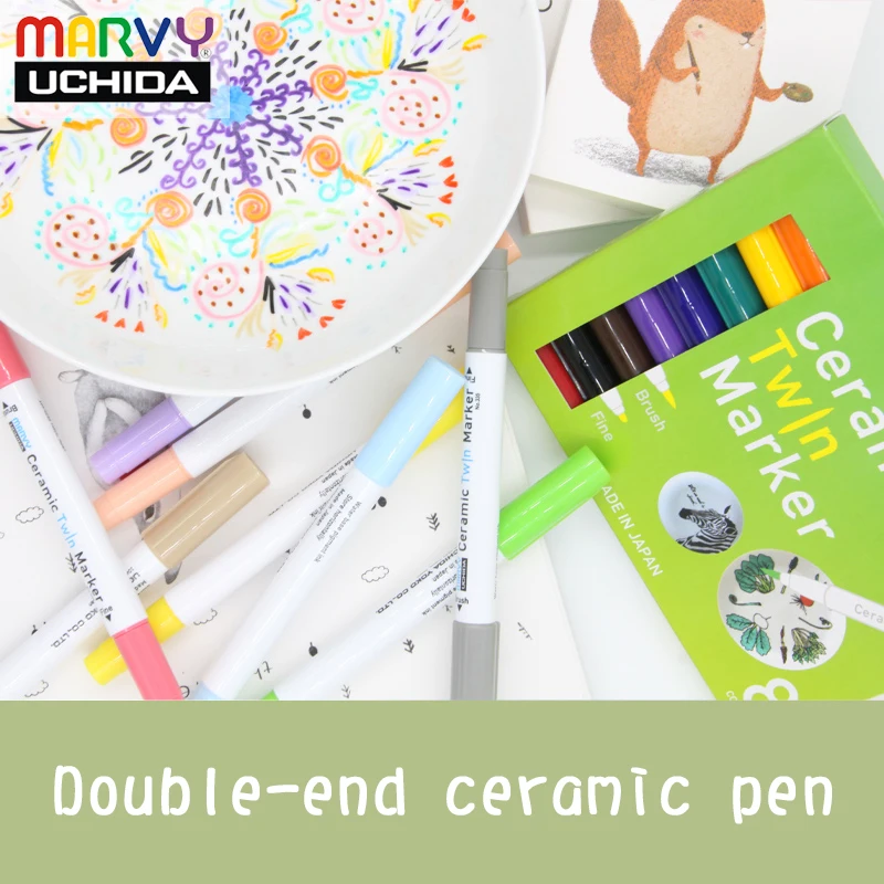 Glass Porcelain Metal Plastic Canvas Marker Brush Diy Design