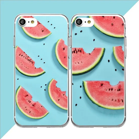 Fashion watermelon phone shell summer style wholesale cases for iphone6 6s plus/7 8 plus/X |