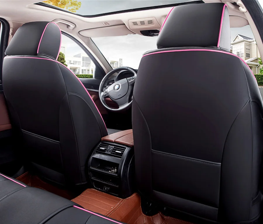 Передний+ задний кож специальные сиденья для Skoda Octavia 2 a7 a5 Fabia Superb rapid, Yeti супер Аксессуары для автомобилей, Аксессуары для автомобилей авто