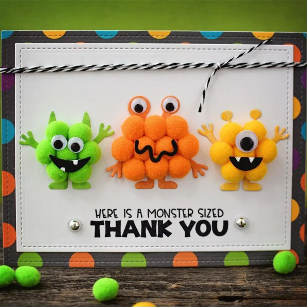 26 шт. металлические режущие штампы MONSTER MASH форма для скрапбукинга бумага