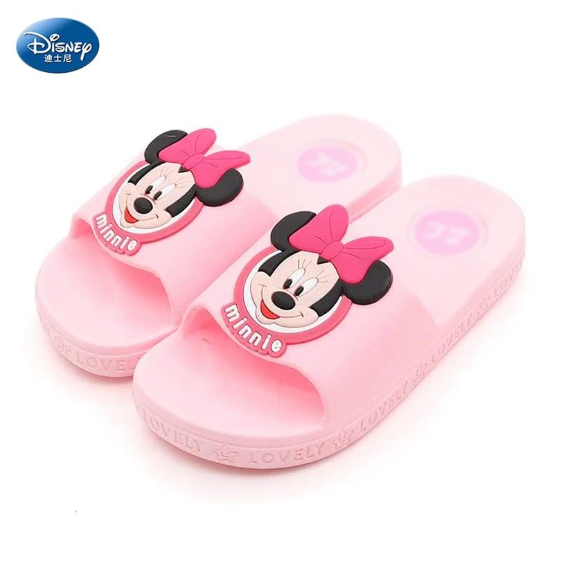 2019 Disney children's shoes Minnie children's Hole Shoes Summer Baby Boy Mickey Slippers Children's Beach Shoes US Size 5-3