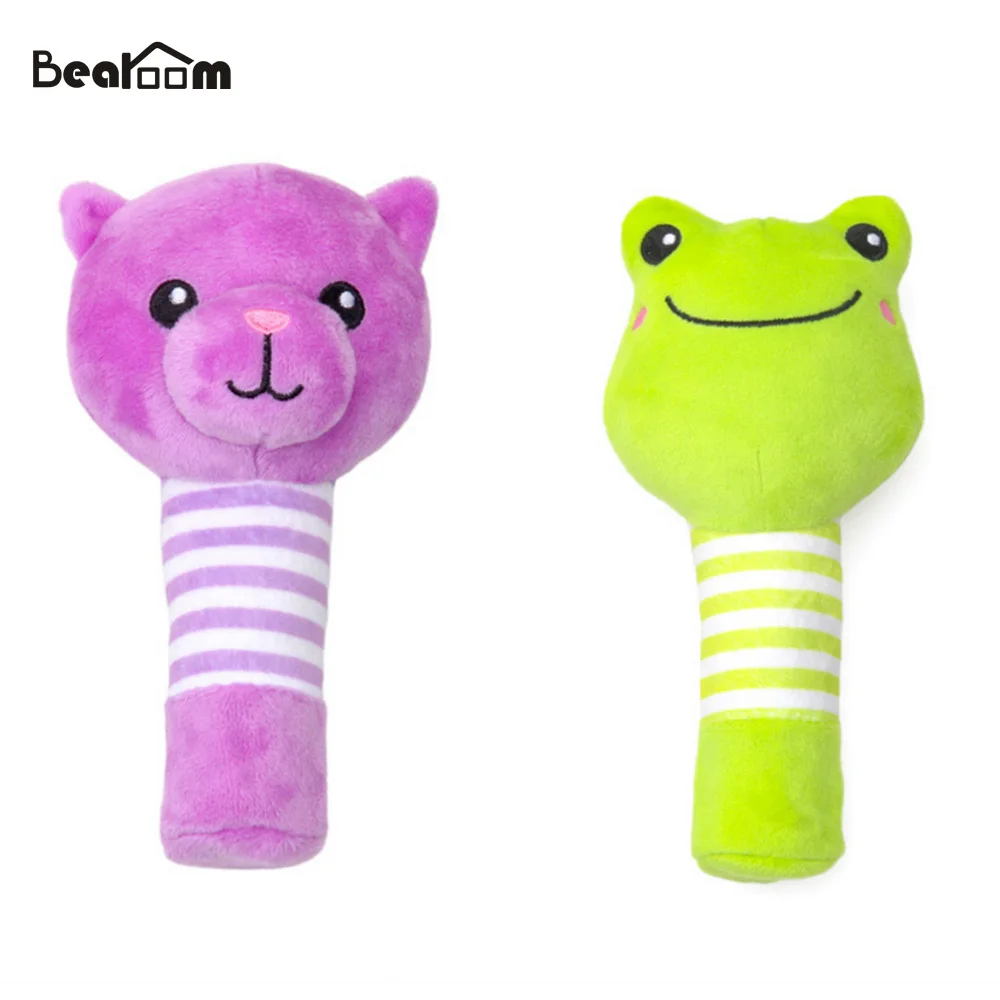 Bearoom детские погремушки Bebe мобильные игрушки ручной захват Погремушки
