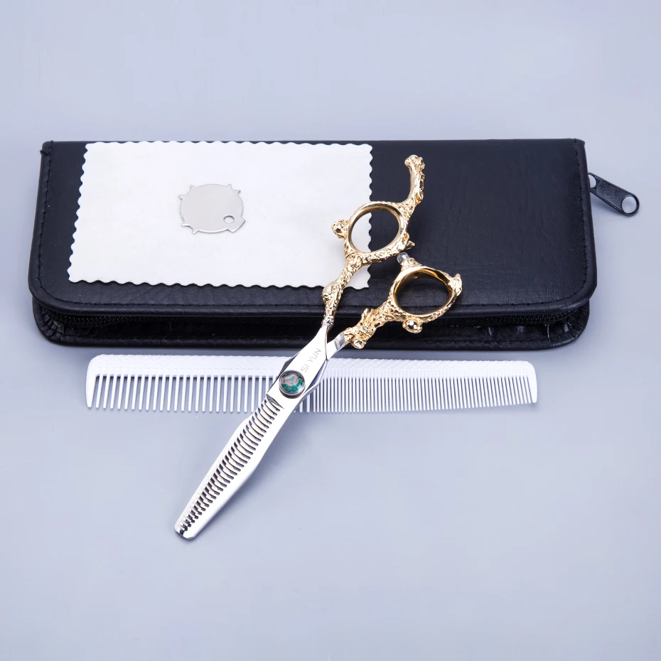 Профессиональные ножницы для филировки SI YUN 6 0 дюйма из нержавеющей стали