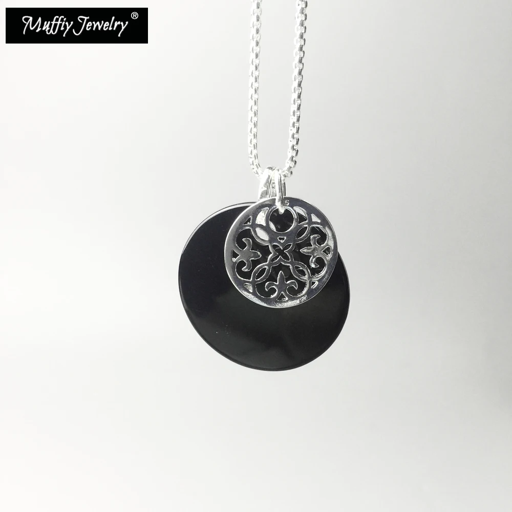 Ожерелье в виде диска с цветочным орнаментом модные хорошие ювелирные украшения