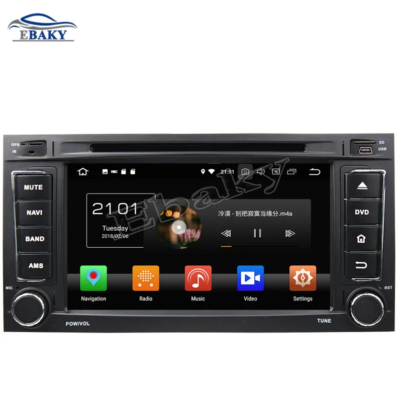 2din 4 Гб ОЗУ 64 ПЗУ Восьмиядерный Android 9 0 автомобильный DVD gps для VW TOUAREG 2002 2003 2004 2005 2006