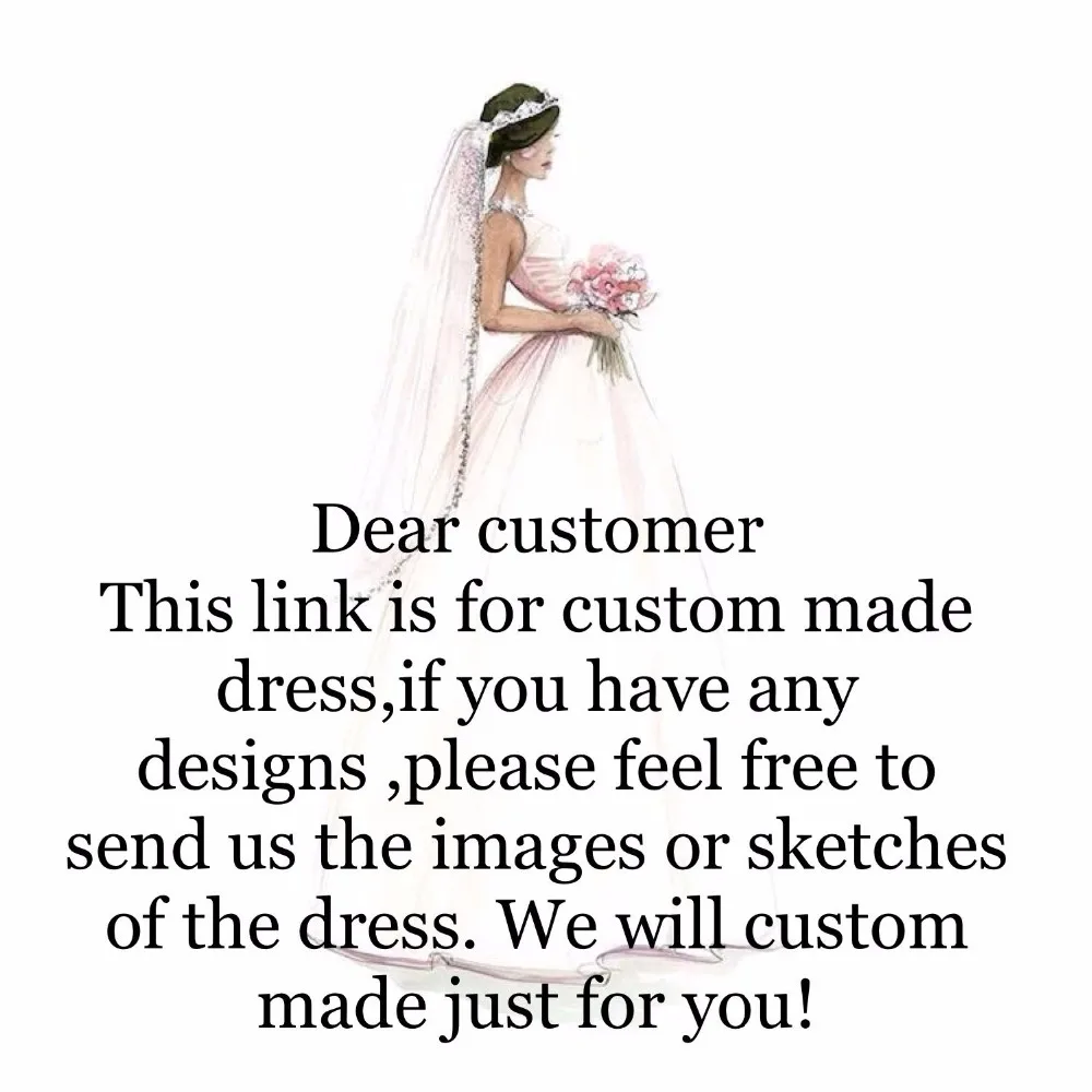 Payment Link Custom made dress with Pictures Lace Wedding Dresses Long Sleeves Muslim Bridal Gown Luxurious Vestido de novia | Свадьбы и