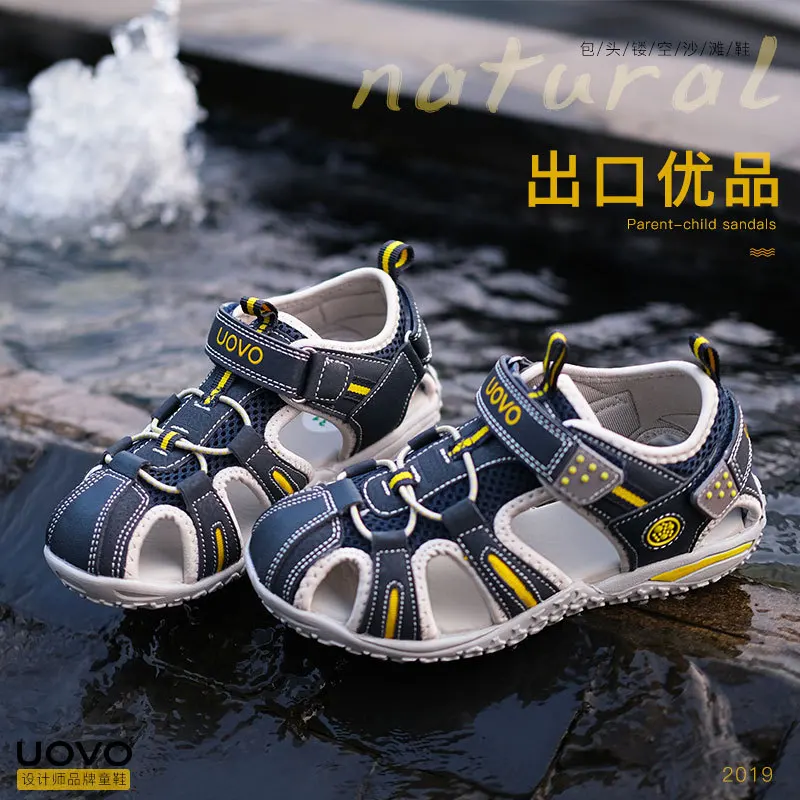 UOVO/классические детские сандалии для родителей детская одежда мальчиков