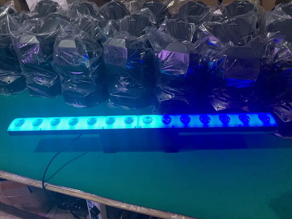 Светодиодный луч и стирка 2в1 светодиодный светильник 12x5 Вт RGB 3в1 теплый белый 72 шт. RGB 3в1 SMD 5050 Светодиодный дежурное освещение DMX dj disco