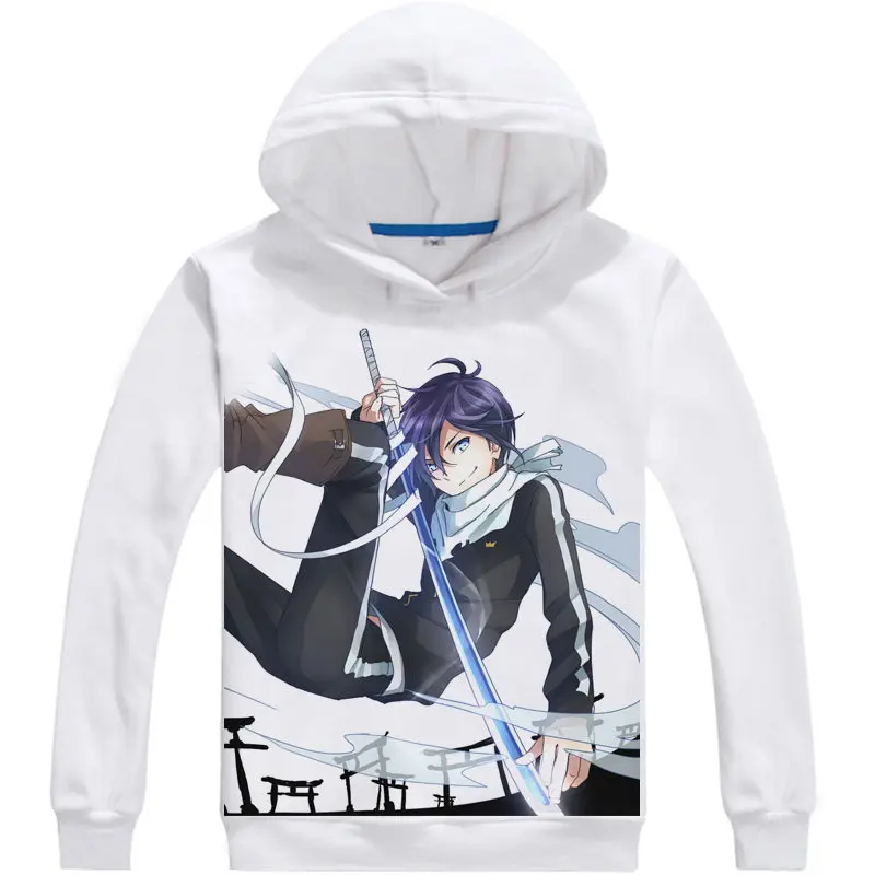 Толстовка Noragami Aragoto Stray God аниме юкин косплей белые толстовки милые свитшоты