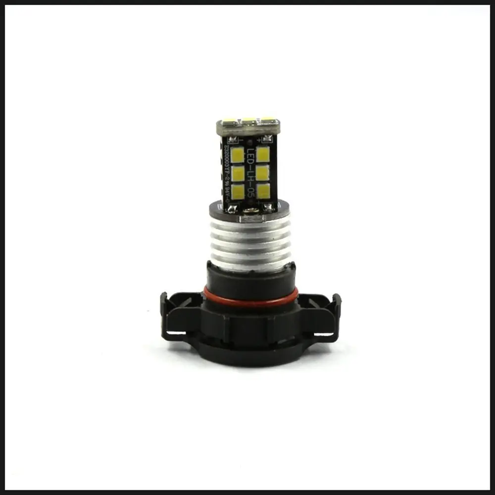 

2X White H16 5202 15W LED Fog DRL Daytime Running Light Bulbs 5202 PS24WFF 12V