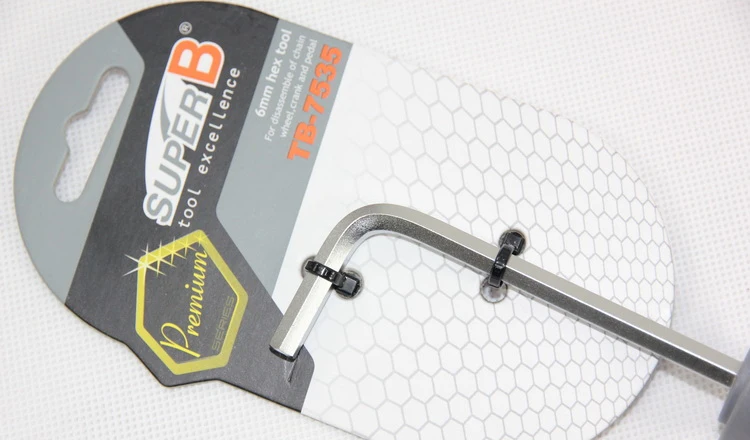 Шестигранный инструмент Super B 6 мм с t W/Ball end TB-7535 для разборки цепных колес