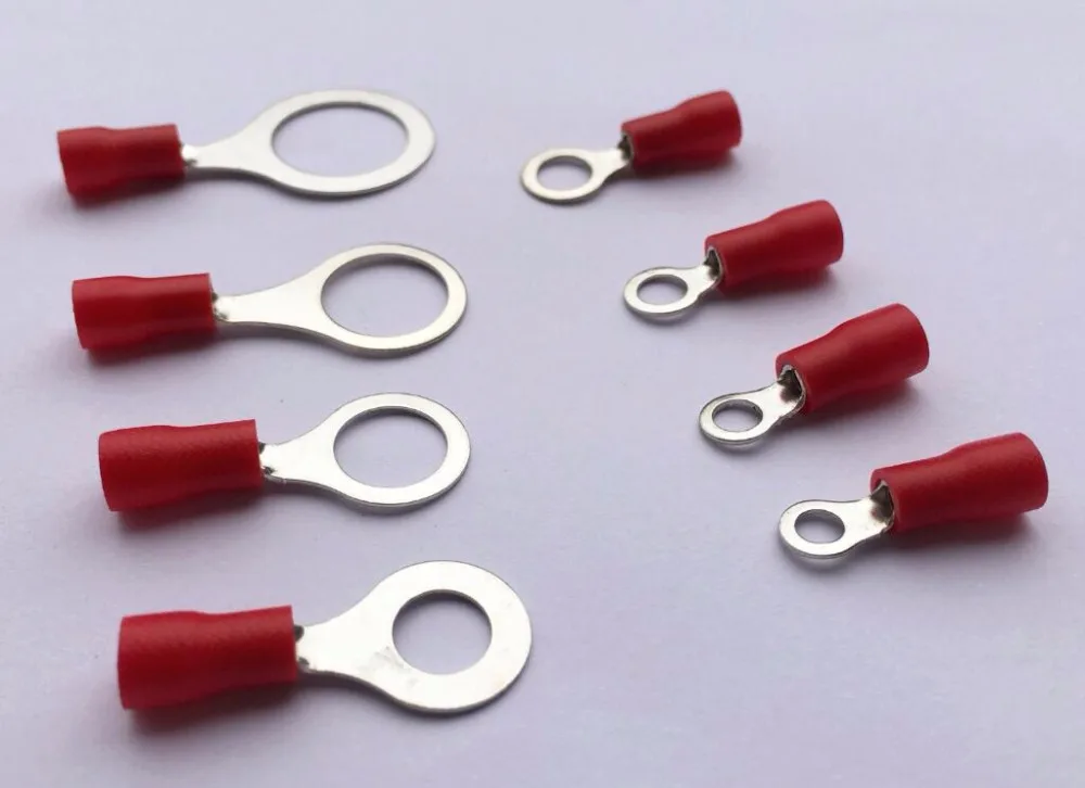 Женский медный кольцевой изолированный соединитель для проводов Электрический