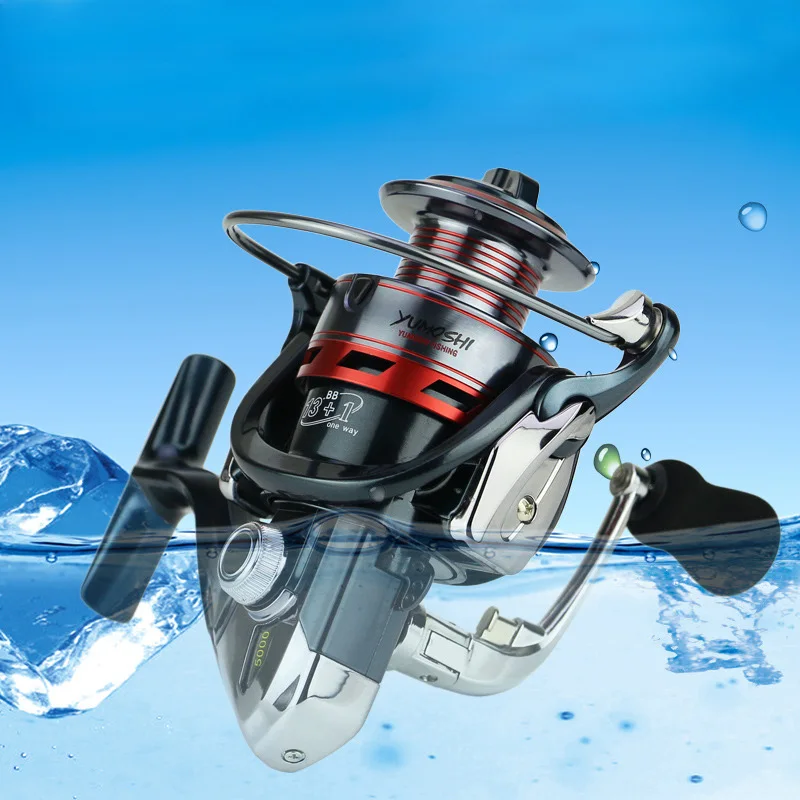 2019 New Spinning Fishing Reel 13+1BB Bearing Balls 1000-7000 Series Metal Coil Spinning Reel QA1195