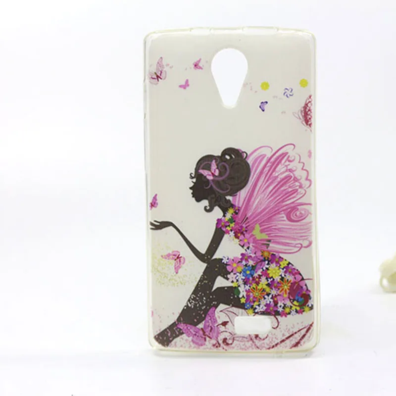 For Tele2 Mini Cases Soft Tpu Back Cover Phone Case 4.0 Inch Sheer Tiger Owl Wolf DIY Painted Bags | Мобильные телефоны и