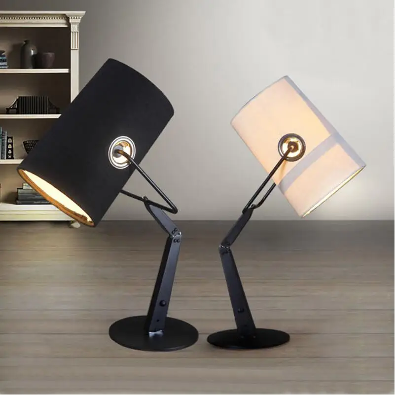 Современные регулируемые настольные лампы R7S 100 Вт с вилкой Foscarini черные/цвета