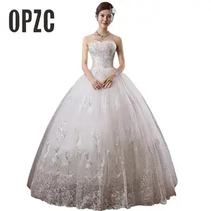 Лидер продаж, новинка 2020, милое белое модное кружевное свадебное платье Sweetange в Корейском стиле принцессы, романтичное индивидуальное изготовление, T305