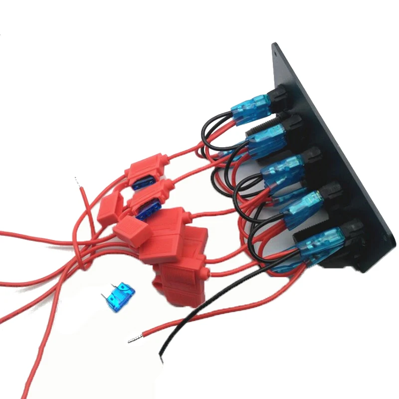 Зажигалка переключатель панель розетка двойной порт DC 12 V/24 V 5V 2.1A + напряжение