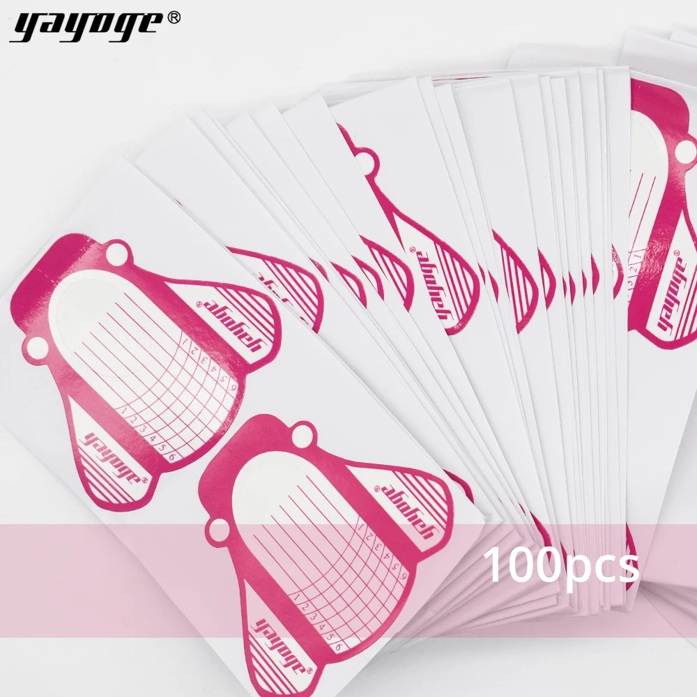 Yayoge накладные ногти фиксированный зажим для ногтей строитель пластиковых УФ