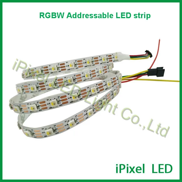

SK6812 RGBW&RGBWW LED Flexible Strips SMD5050 60LED/m DC5V 10mm Width programmable led strip