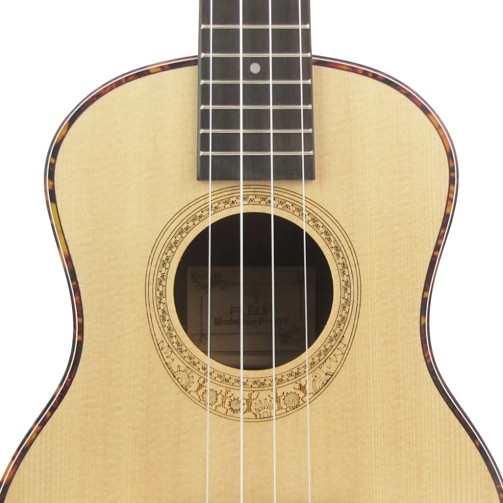 FLEOR Tenor Ukulele 26'' Spruce 4 Strings Hawaii Guitar &amp Tuner Digital Bag Accessories Kits | Спорт и развлечения