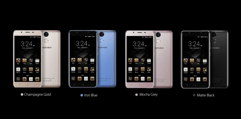 Blackview P2 lite 4G мобильный телефон 5," FHD MTK6753 Восьмиядерный Android 7,0 3 ГБ ОЗУ 32 Гб ПЗУ 13 МП 6000 мАч отпечаток пальца ID смартфон