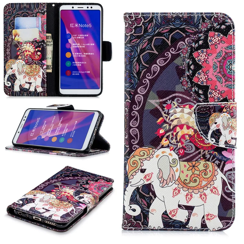 Кожаный чехол-книжка из искусственной кожи чехол для Xiaomi mi A1 A2 Lite Red mi 8 8A 7 7A 6 6A Note 8T Note 5, 6, 7, K20 Pro 4 4X чехол-портмоне с функцией подставки чехол для телефона