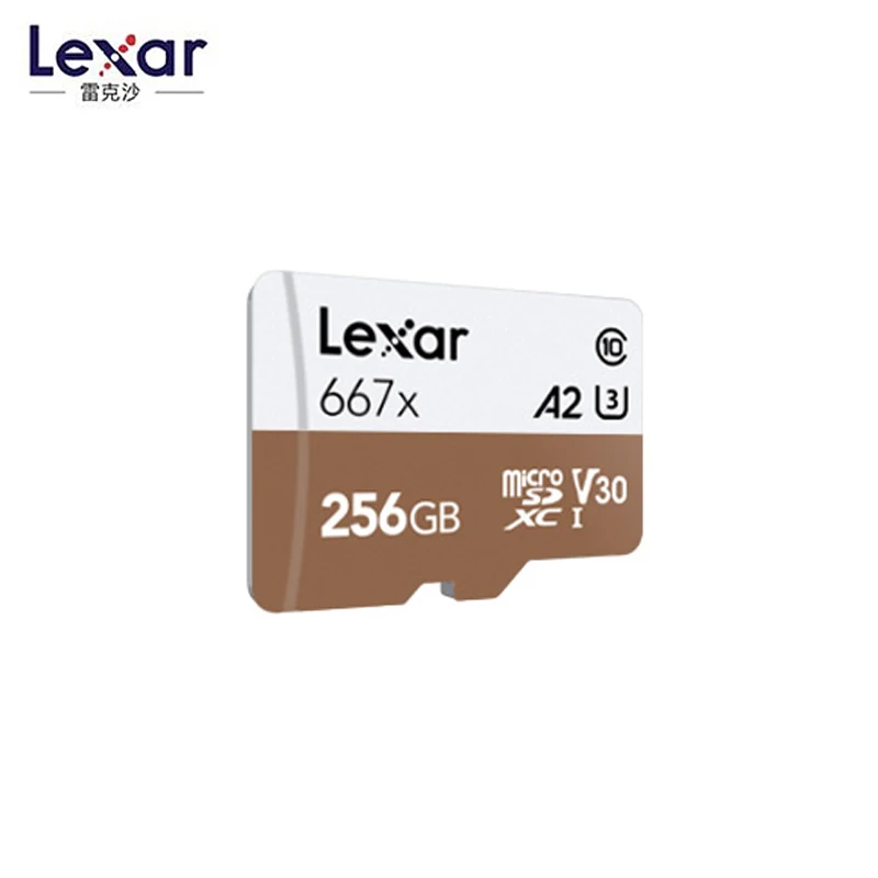 Карта памяти Lexar Micro SD 64 Гб 128 MicroSD Max 100 МБ/с./с V30 667x C10 TF карта A2 U3 256 ГБ cartao de memoria |
