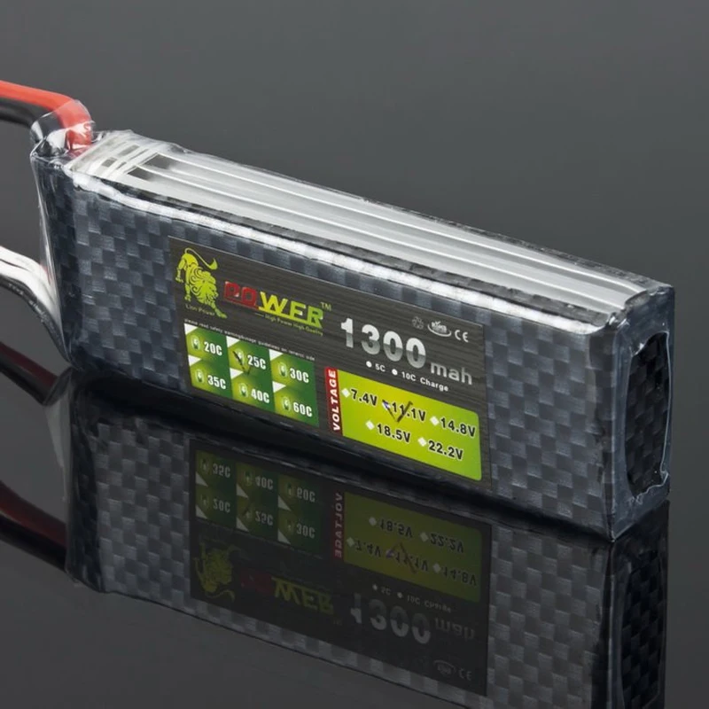 Lipo 11 1 В 3 с 1300 мАч батарея Lion Power 25C MAX 35C для гоночного дрона FPV Quadcopter RC автомобиль